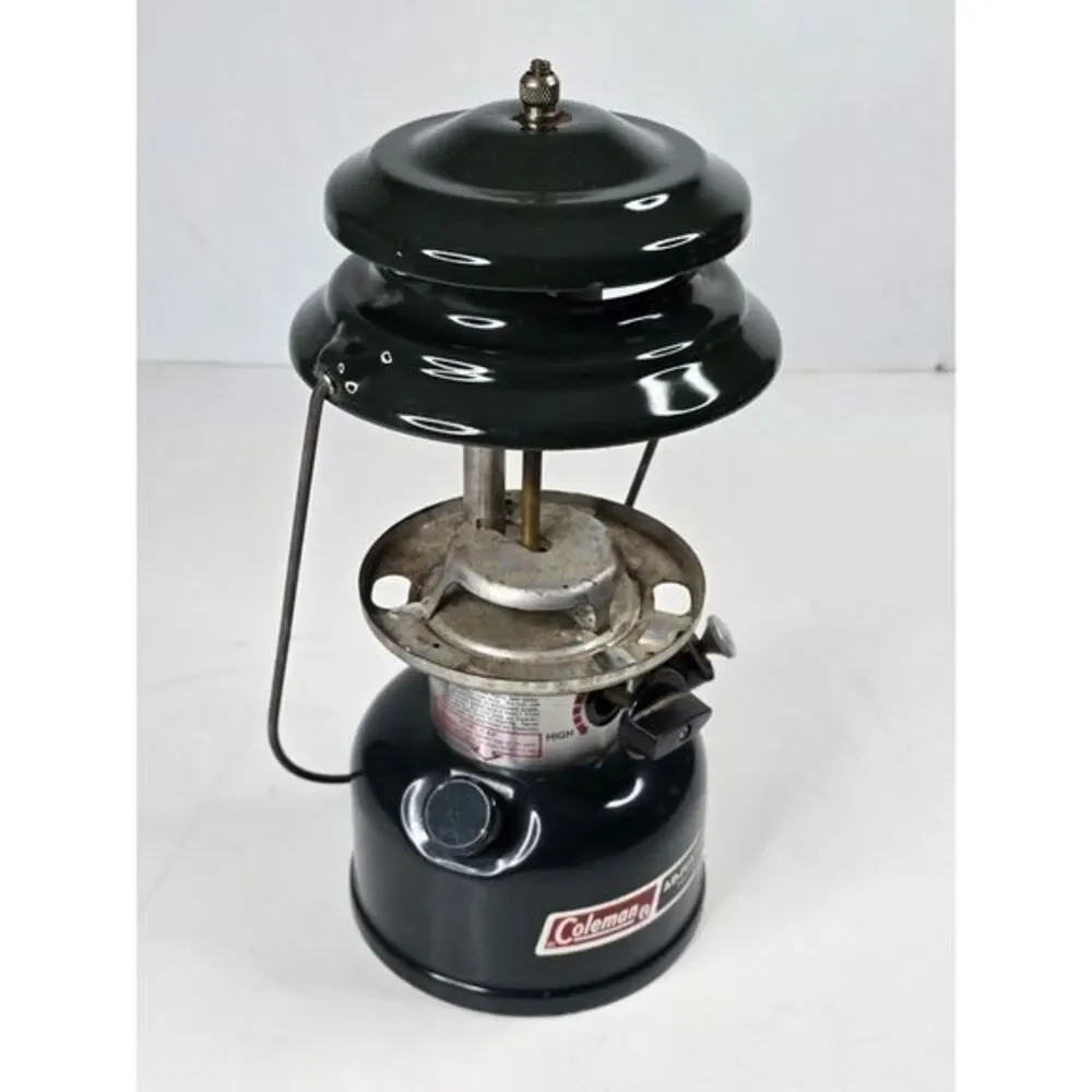 Vintage Coleman Green One Mantle Lantern Model 286A 4/92 Camping‎ Outdoor Hiking